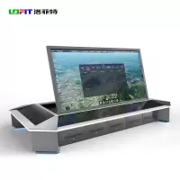 洛菲特(lofit)110英寸电子沙盘三维数字沙盘地理与态势信息系统电子训练作战可升降触控大屏 LFT110SP-XT2