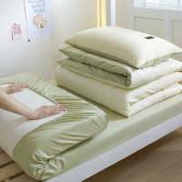 欧帝雅 ODY-BT-004 1.2m床单三件套 [床单160*230被套150*200枕套] 奶白薄荷绿 单位:件