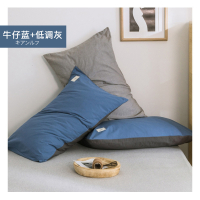 欧帝雅 ODY-ZT-0029 枕套牛仔蓝加低调灰 亲肤柔软 74*48cm 单位:只