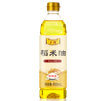 万穗稻米油 900ML装食用油小瓶 家用食用油富含谷维素植物甾醇 米糠油 粮油 煎炸之王