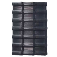 Hittery 合成树脂瓦片 长度(m)1.095*生产宽度(m)1.05*厚3.0mm 灰色白底 5节(单位:块)