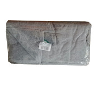 Hittery 格纹全棉刺绣毛巾 6300-2A 水泥灰 74x34cm 10条 /1组(单位:组)