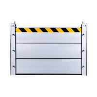 汇特益 防汛挡水板铝合金 7.02米*60cm 加一条中柱 板材1.5mm成品40㎜含配件 定制(单位:张) 货期15天