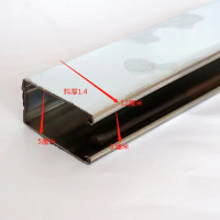 Hittery 电动门滑道卷帘门导槽导轨 12公分的槽 长2.8米 2根/组(单位:组)货期15天