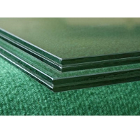 京品汇 钢化夹胶玻璃 定制安全防火防暴 磨砂渐变玻璃双层 工程夹丝玻璃定制 1.5CM*200CM(单位:块)