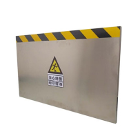 京品汇 201不锈钢挡水板 2.5*0.4m 整体厚度4厘米 壁厚0.8毫米 含安装配件 开门式 定制(单位:块)