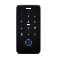 京采优品 室外防水指纹门禁系统一体机 12号双门木门/铁门(内开+需加ZL支架)(单位:套)