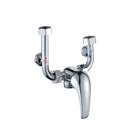 Hittery 电热水器混水阀卫生浴室冷热淋浴水龙头配件 明装通用U型开关 304不锈钢混水阀(单位:个)