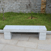汇特益 加厚石凳子户外庭院石凳 天然石头花岗岩 150*30*40 (单位:套)