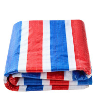 Hittery 彩条布防雨布 彩条布三色布 彩条布 防水布 宽2米 *10米长 双膜 80克(单位:张)