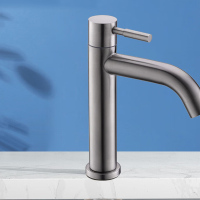 京采优品 304不锈钢面盆龙头 洗手盆单冷水龙头 不含进水管(单位:个)