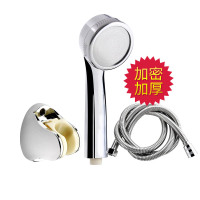 美瑞欧 热水器沐浴洗澡莲蓬头套装 圆增压 1.5米 加密加厚管 打孔座(单位:套)