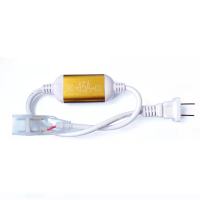 汇特益 柔性灯带插头大功率防水插头 可雨淋 IP66 BG-DDC-6 可用于100米以内的灯带 货期7天(单位:个)