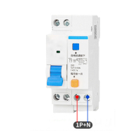 京工京采 空气开关带漏电保护器 NXBLE-40 1P+N C10 0.03A 4.5kA(单位:个)