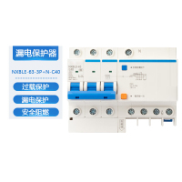 京工京采 漏电开关 NXBLE-63 3P+N C63 30mA 6kA(单位:个)