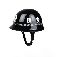 京工京采 防暴头盔 PC半盔 黑色防暴头盔麦穗款 含徽 含保安字(单位:个)