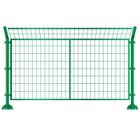 艾克心 护栏网 高1.8m*宽3m 丝径3.5mm 底盘柱 草绿 定制 50套/组 货期15天(单位:组)