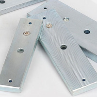 汇特益 电磁锁门禁配件 磁力锁吸板铁块 吸铁片加长 螺丝包螺母对穿蘑菇帽包 135mm*43mm 5套/组(单位:组)