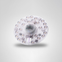 艾克心 声光控led雷达人体感应吸顶灯模组 圆形 12W 白光 10个/组(单位:组)