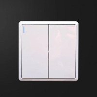 奥托多尔 开关插座面板 二开单控开关 86型开关面板 5个/组(单位:组)