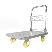 京工京采 钢铁平板车小推车 承重款 6寸 耐磨轮 90X60/1200斤(单位:辆)