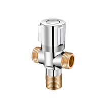 汇特益 4分三通阀 精铜三条轮一进二出 冷热通用(单位:个)