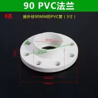 汇特益 PVC法兰片 全塑法兰盘接头 DN80 接外径90mmPVC管 10个/包(单位:包)