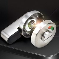 汇特益 304不锈钢门闭扣 54mm直径 单块10mm高度 门体厚度1.2CM 前后一起 不含锁体(单位:套)