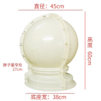 美瑞欧 水泥圆球模具 φ45公分(ABS料) 高60公分 底座宽38公分 三片组成(单位:个)