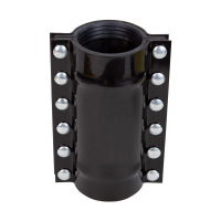 汇特益 钢板抢修接pe抢修节 PPR PVC补漏器pe管快速接头 250哈夫节总长370mm 2个/组(单位:组)