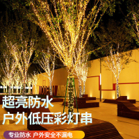 汇特益 彩灯灯带户外防水氛工程高亮缠绕灯带 22米200灯24V插电款 5组/套(联系客服备注:颜色可选)(单位:套)