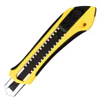美瑞欧 美工刀 壁纸刀 裁纸刀 墙纸刀 拆箱刀 包胶自锁式KT005 18mm 3把/组(单位:组)