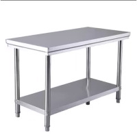 Hittery 201不锈钢工作台 加厚长100cm宽80cm高80cm两层 不含安装(单位:台)