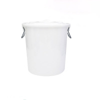 艾克心 塑料水桶 升级加厚60C 白色 [约112斤水]壁厚2mm 含盖(单位:个)