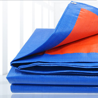 Hittery 防雨布仓库帆布雨棚布 PE160克蓝橘8*15米 成品尺寸7.75*14.7米 定制(单位:张)货期4天