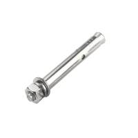 美瑞欧 不锈钢304外膨胀拉爆螺丝钉加长爆炸螺钉膨胀螺栓M8*120 50个/包 (单位:包)