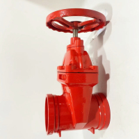 汇特益 卡箍沟槽暗杆闸阀 球墨铸铁 201不锈钢阀杆 DN65 闸阀长度15cm 国标大体(单位:个)