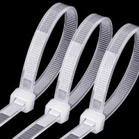 汇特益 自锁式尼龙扎带 5*200 宽3.6mm 白色 500根/袋(单位:袋)