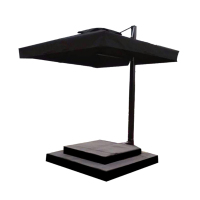 艾克心 拆装式遮阳伞岗台 伞布250*250cm 西班牙进口布 不含安装 含单色logo印刷 定制(单位:套)货期12天