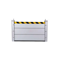 艾克心 防洪挡板 高60cm*长251cm(挡板+立柱 )厚4cm 铝合金 带立柱 含螺丝 定制(单位:套)货期4天