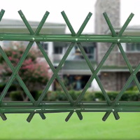 艾克心 不锈钢201仿竹护栏 绿色 立柱1.2米高 2.05米/套(一片一柱为一套)定制(单位:套)货期6天