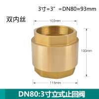 汇特益 DN80 3寸立式黄铜止回阀(单位:个)