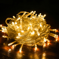 汇特益 LED彩灯 暖白200米插电[防水常亮款](单位:卷)