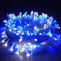汇特益 LED彩灯 蓝白200米插电[防水常亮款](单位:卷)