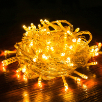 汇特益 LED彩灯 黄色太阳能款52米500灯[USB充电+遥控](单位:卷)