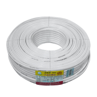 起帆(QIFAN) RVVB 两芯扁电线 白色电线电缆 2×1.5平方 100米/卷(单位:卷)货期9天