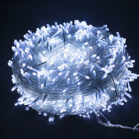 汇特益 LED小彩灯闪灯串灯满天星 白色[插电款]100米1000灯 电压为220V 插头220V电 (单位:卷)