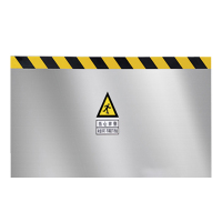 艾克心 防洪挡板 长500*高60cm(板子+卡槽)不锈钢201板子 定制 不含卸货不含安装(单位:套)货期5天