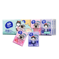 维达(Vinda) 吾皇手帕纸 3层8张餐巾纸面巾纸擦手纸卫生纸巾 V0123 10包/条 45条/箱(单位:箱)