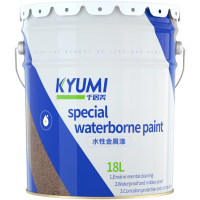 千居美(QIAnJumei) 水性金属漆 不锈钢铝合金翻新油漆 改色防锈油漆涂料 天酞蓝 18KG/桶(单位:桶)